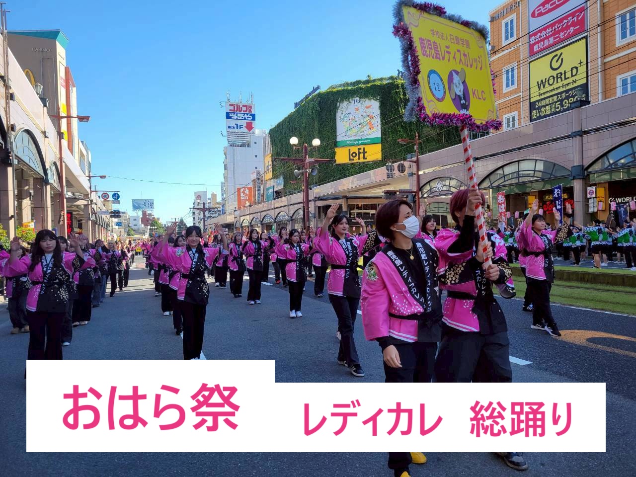 おはら祭　今年も全員で踊りました♥